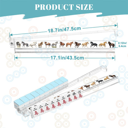 Puppy Dogs, 4 Artistic Mahjong Tile Pusher Racks