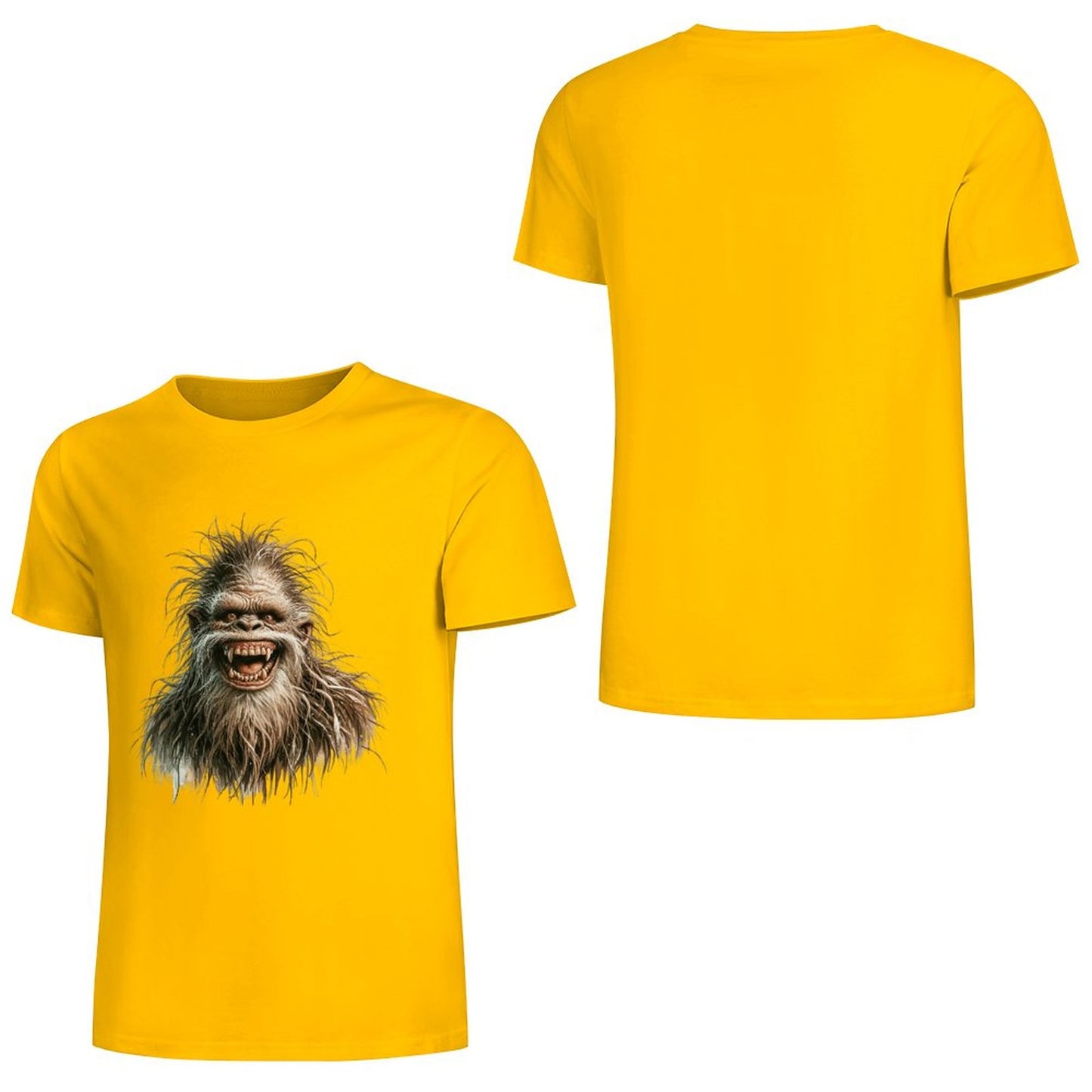 Bigfoot - Sasquatch Silly Short Sleeve Cotton T-Shirt