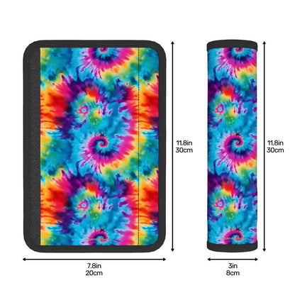 19 Tie Dye Designs, Seat Belt Cover Pad For Adults 2 Pcs
