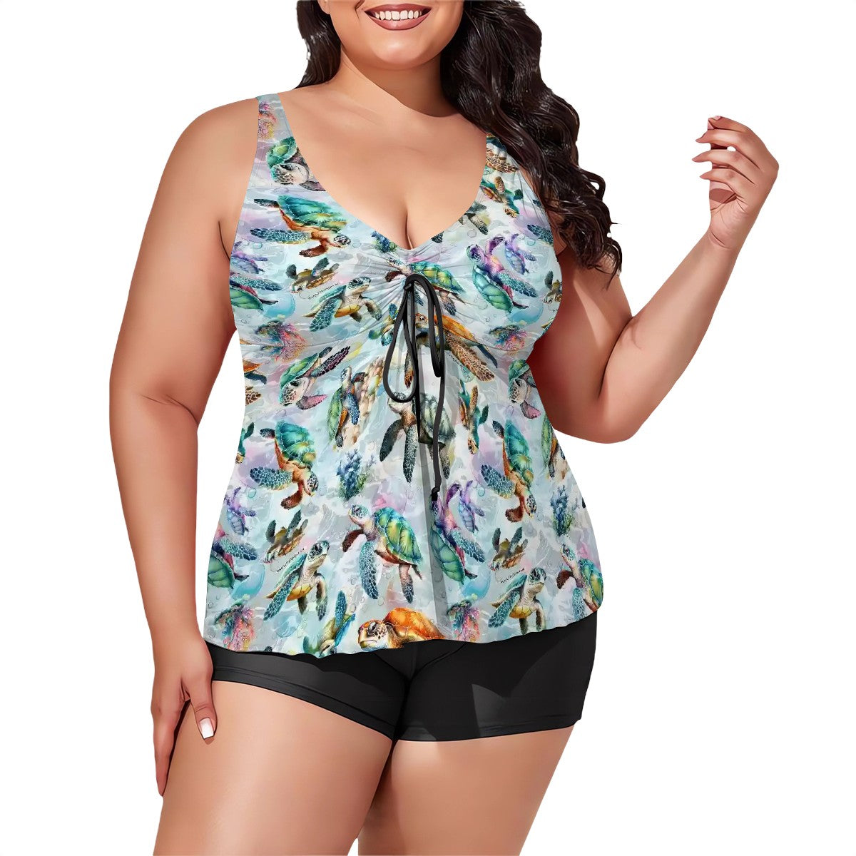 10 Animal Designs, Plus Size Women Bikini, Tankini Swimsuit