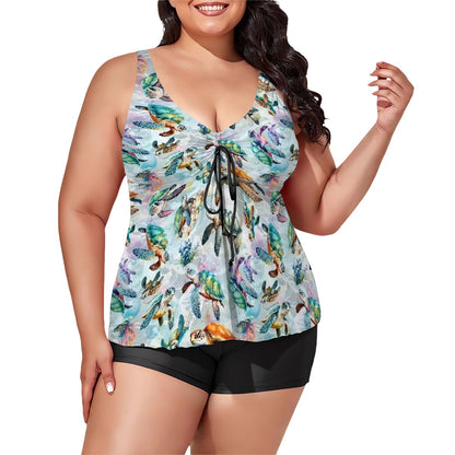 10 Animal Designs, Plus Size Women Bikini, Tankini Swimsuit