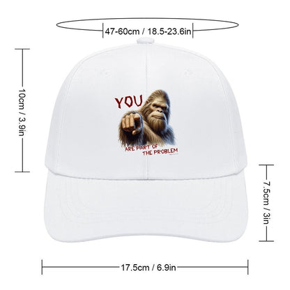Bigfoot, Sasquatch “You are part..", Baseball Cap – 8 Colors