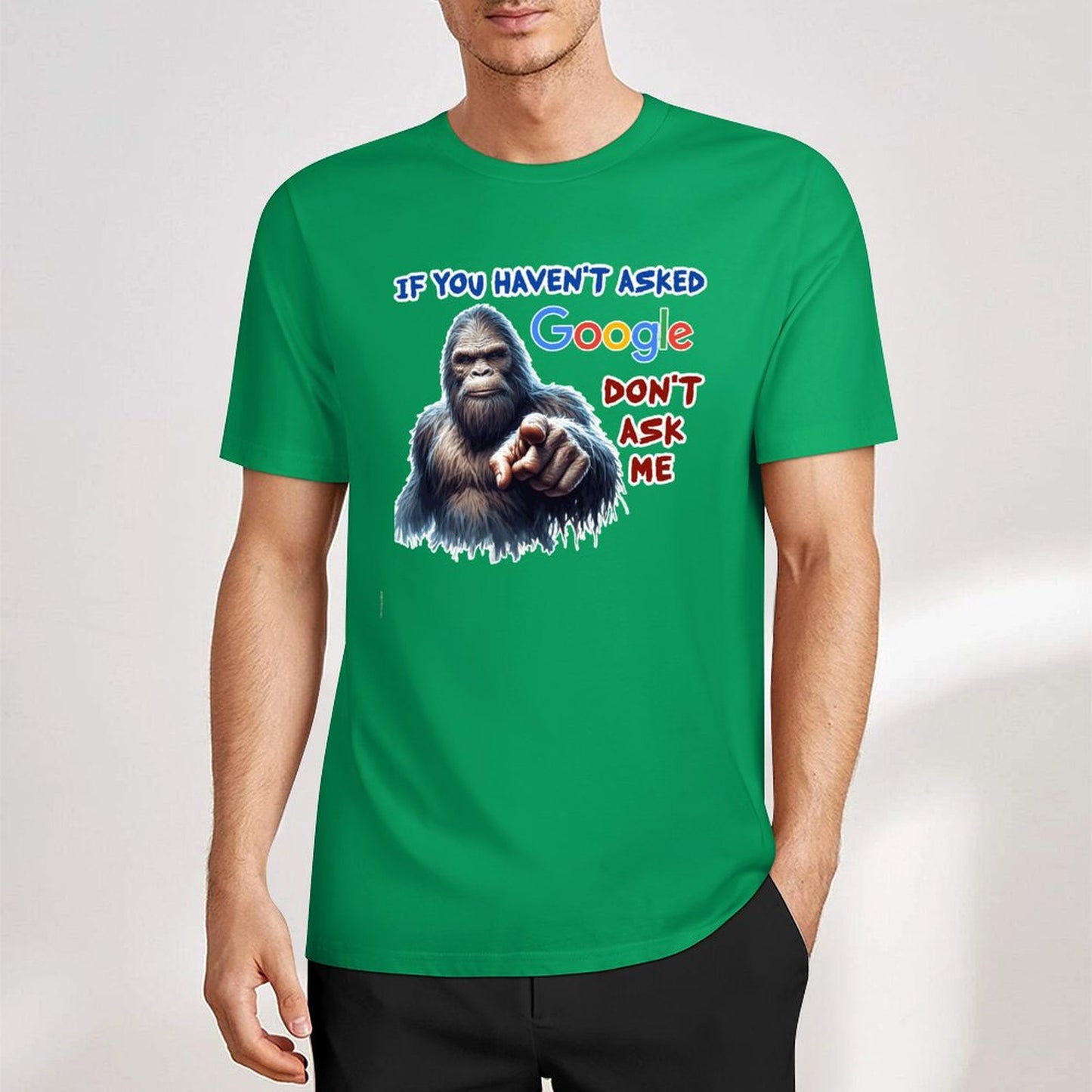DTF 160gsm Cotton Men's Short Sleeve T-shirt (Front Printing)