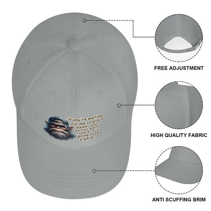 Bigfoot, Sasquatch “If you're waiting..", Baseball Cap – 8 Colors