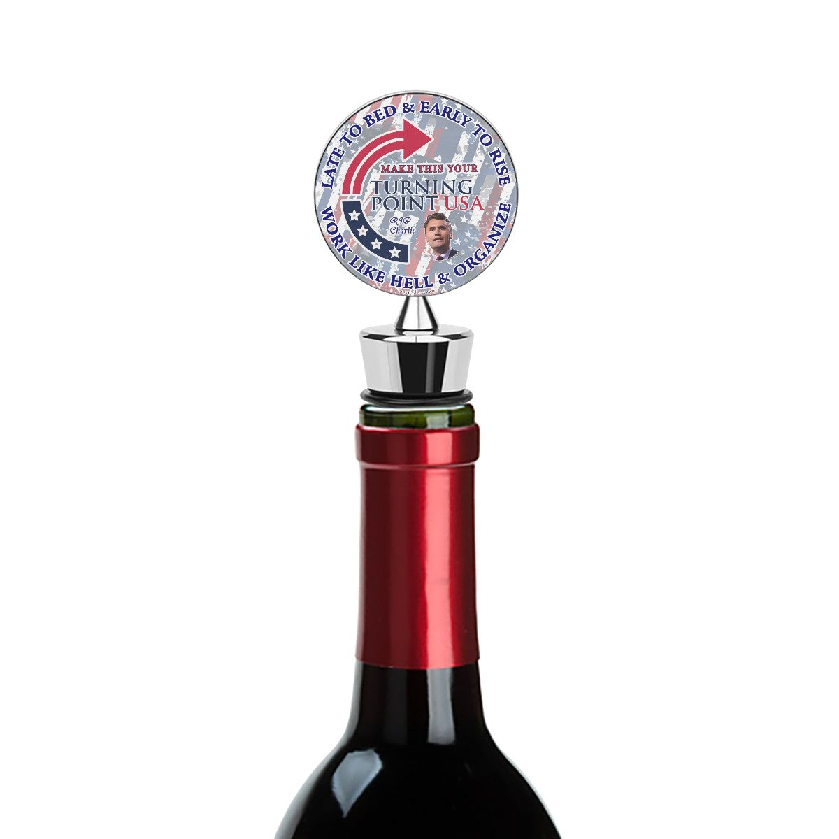 Charlie Kirk Memorial, Turning Point, Wine Bottle Stopper