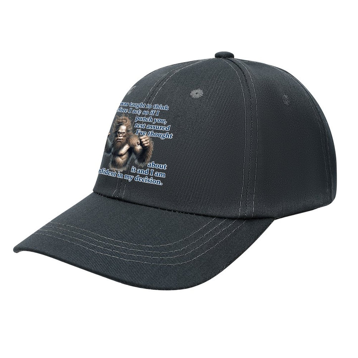 Bigfoot, Sasquatch “I was taught..", Baseball Cap – 8 Colors