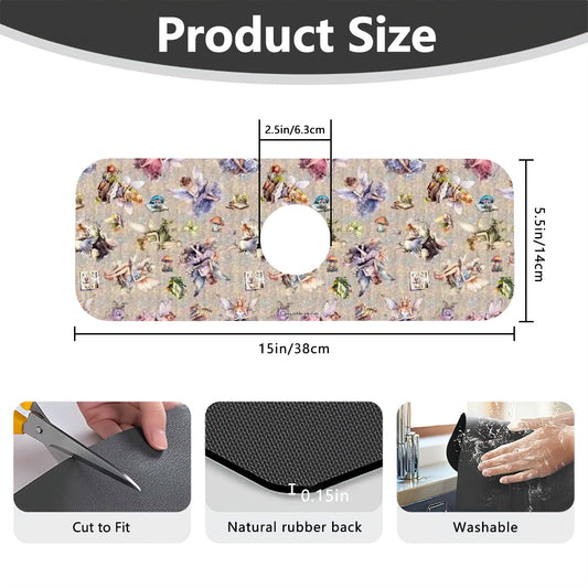6 Fairy Designs, Faucet Mat