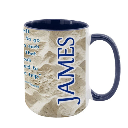 Sarcastic Sasquatch "Tact is the..", Large 15 Ounce Colorful Mugs – Made In USA