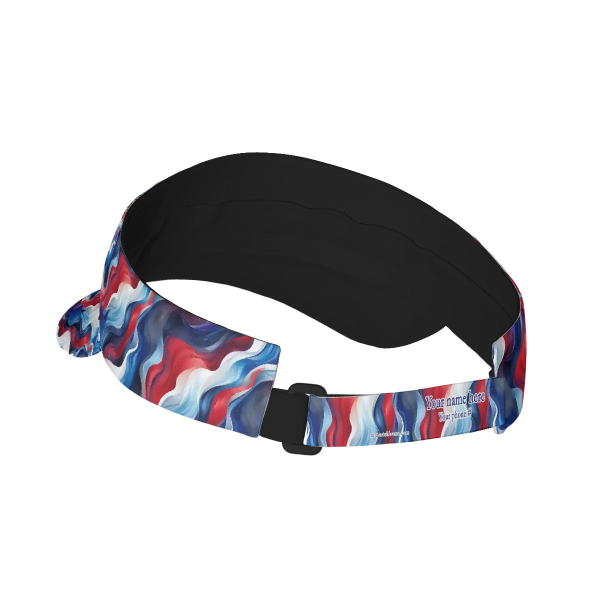 Patriot Dog / Puppy, Sun Visor Hat
