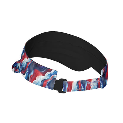 Patriot Dog / Puppy, Sun Visor Hat