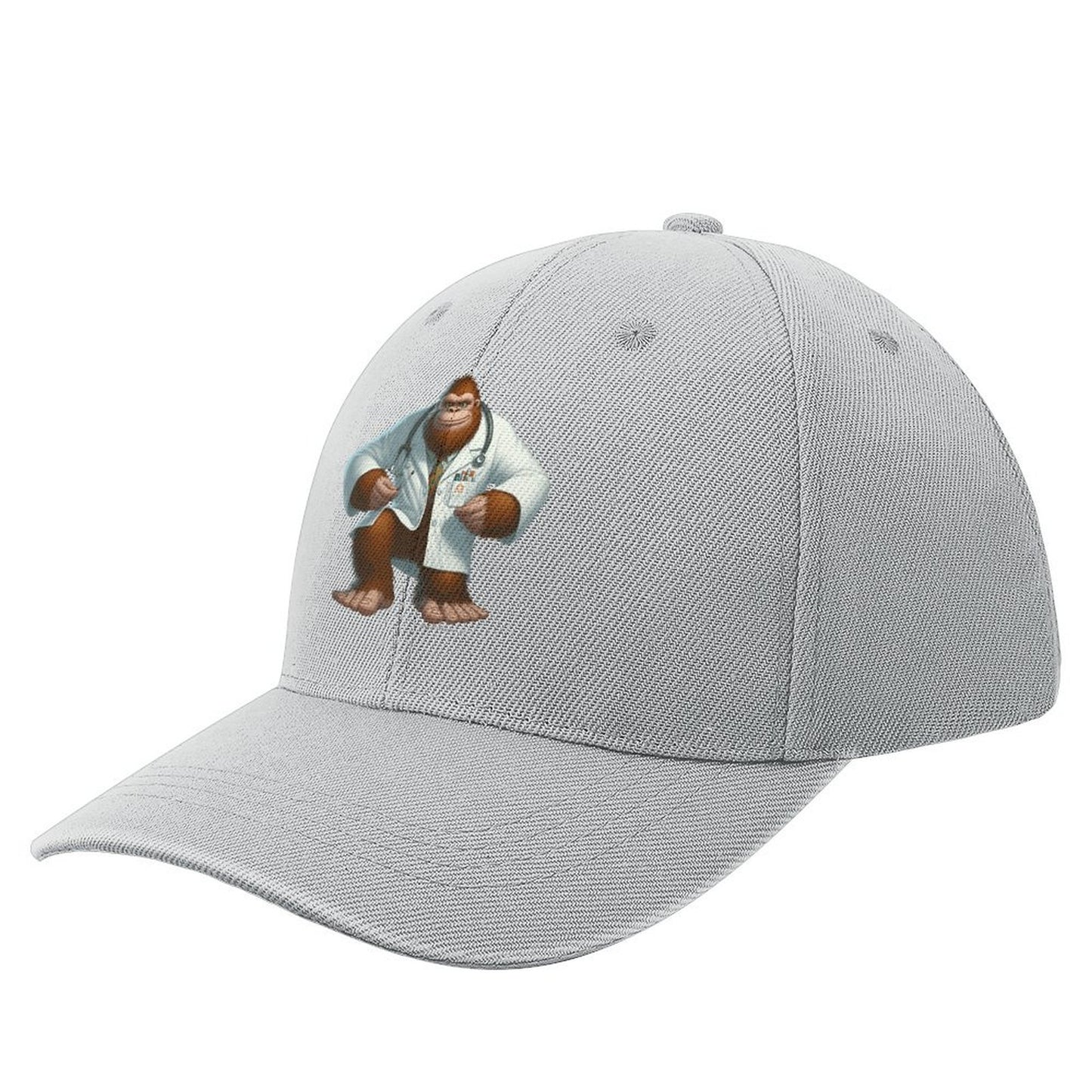 Bigfoot, Sasquatch Doctor Polyester Baseball Cap