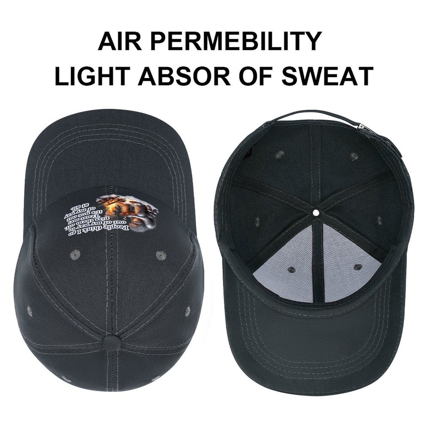 Sasquatch, Bigfoot, "Some people think..", Baseball Cap – 8 Colors