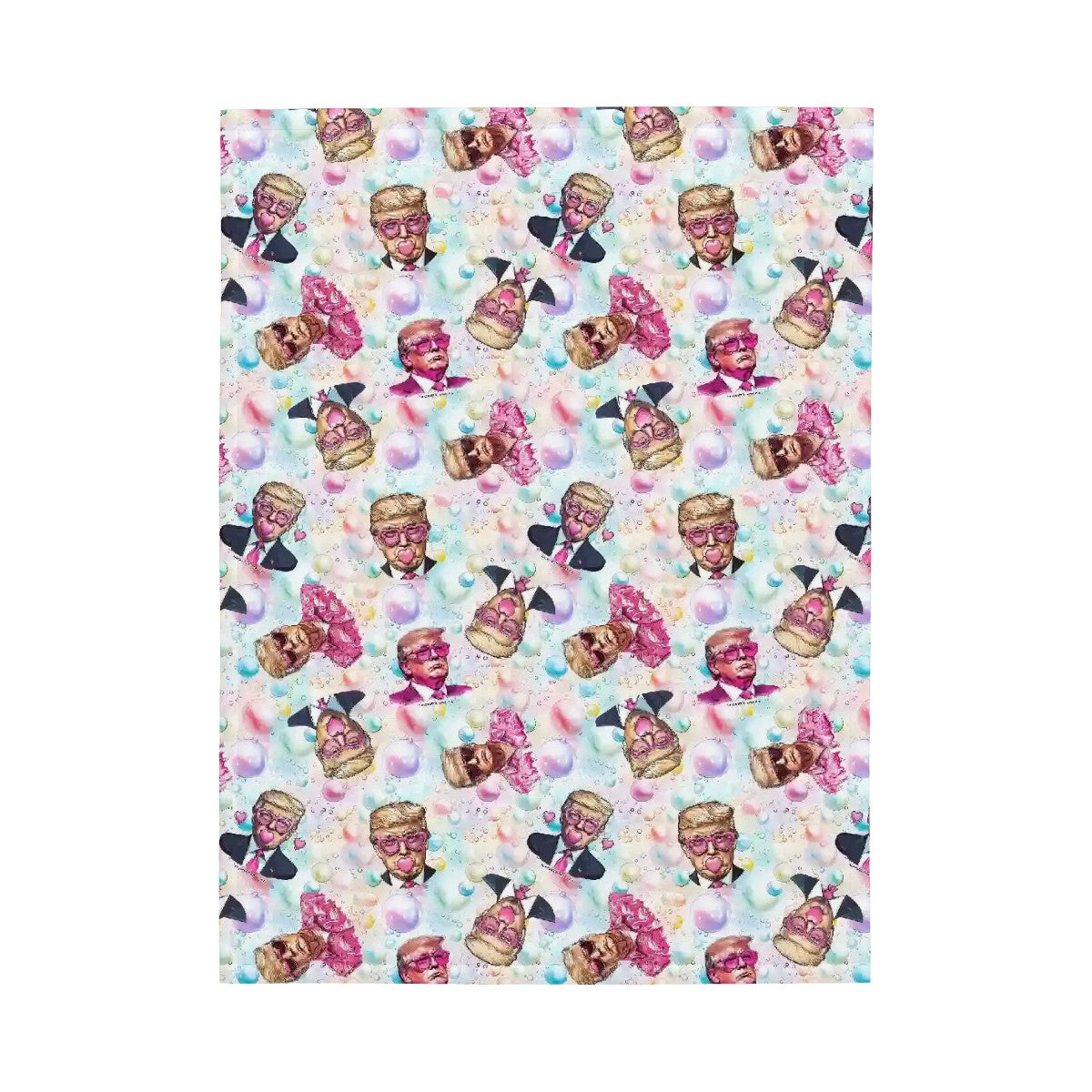 Donald Trup MAGA Soft Polyester Baby Blanket, Swaddle Blanket, Receiving Blanket