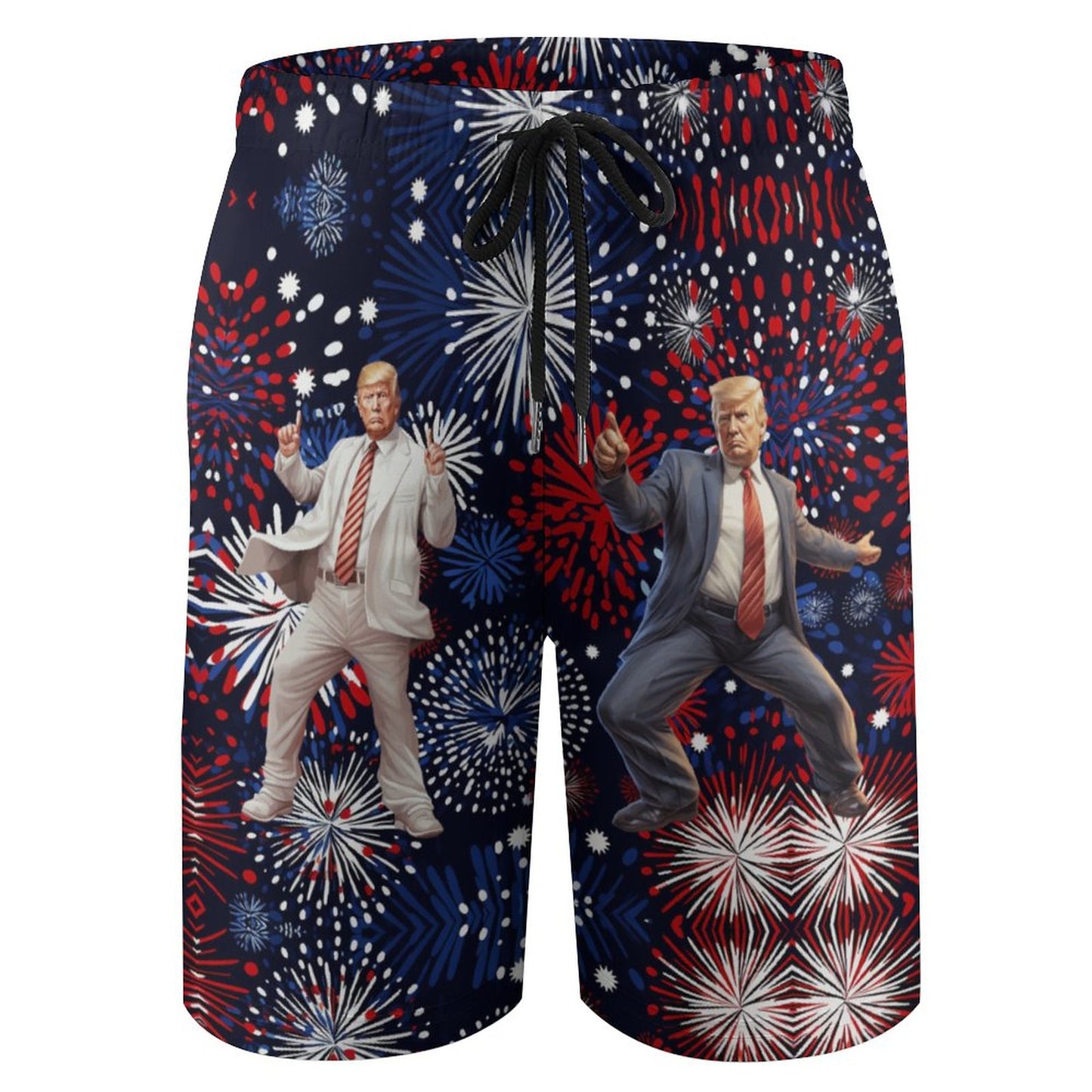 Donald Trump Dancing, Fireworks, Children’s Beach Pants, Swim Shorts