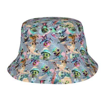 6 Alien Designs, Adult Bucket Hat