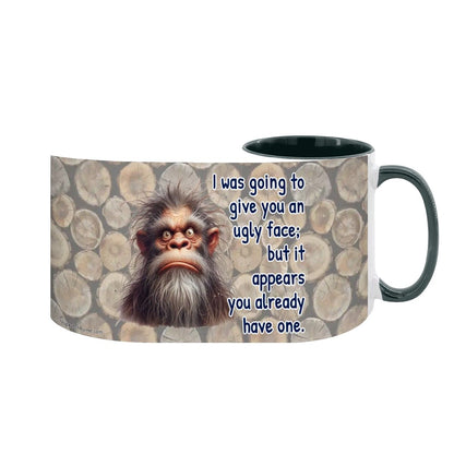 Sarcastic Sasquatch "I was going to..", Large 15 Ounce Colorful Mugs – Made In USA