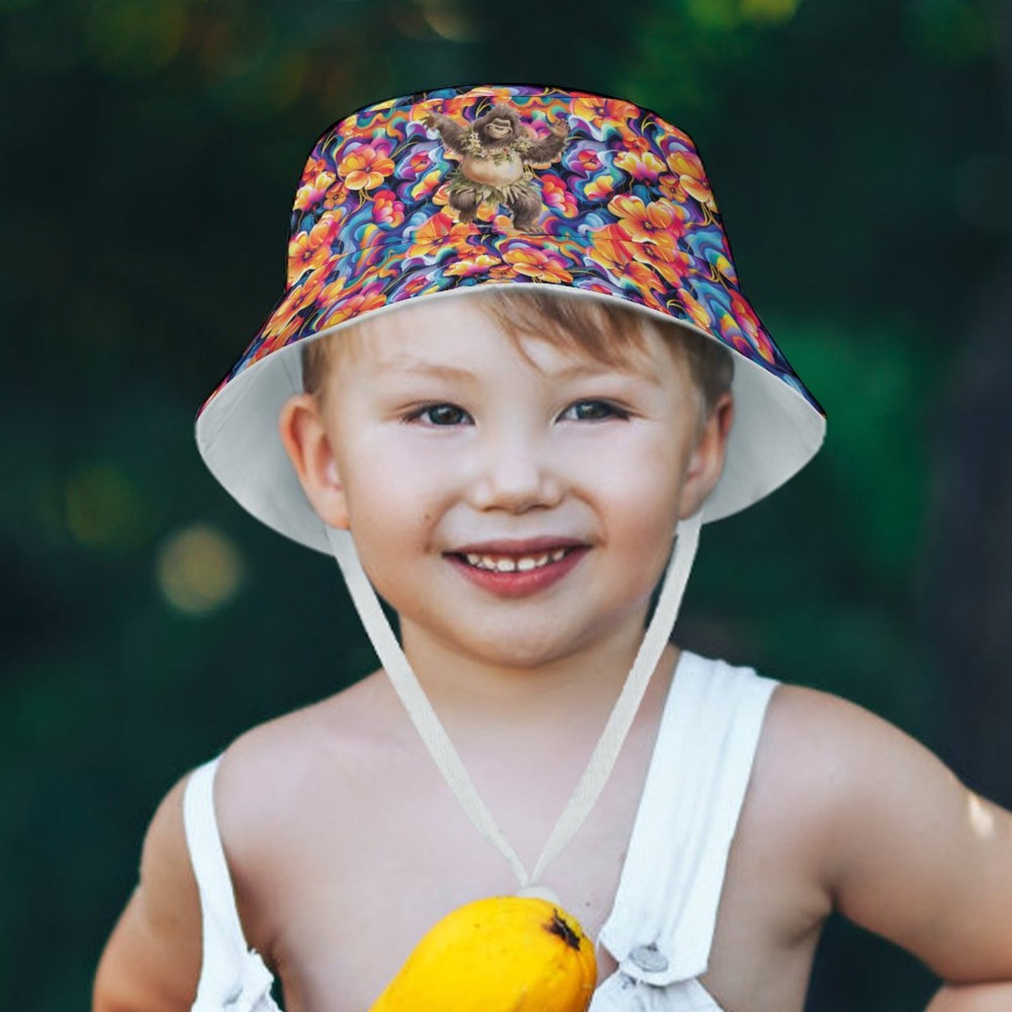 Hawaiian Bigfoot, Sasquatch, Kid’s Bucket Hat