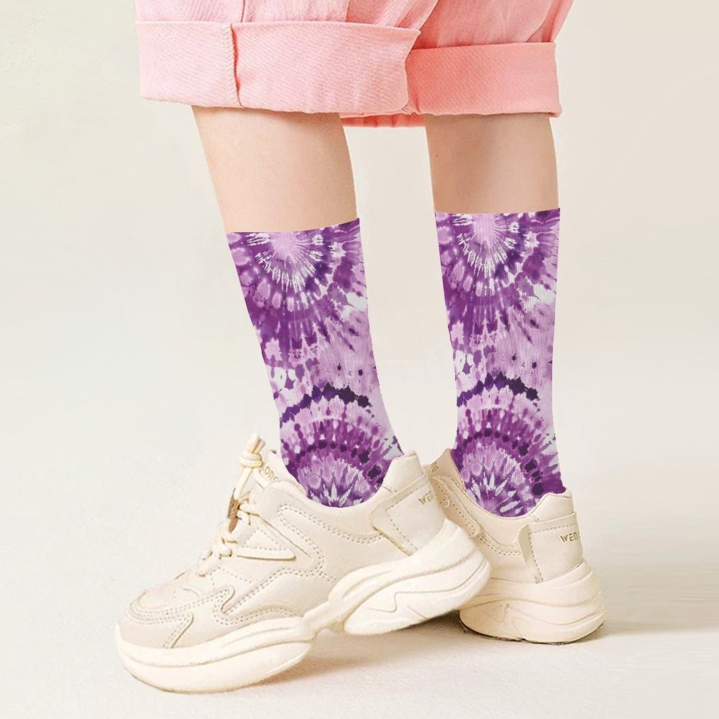 19 Tie Dye Designs, Children’s Polyester Socks