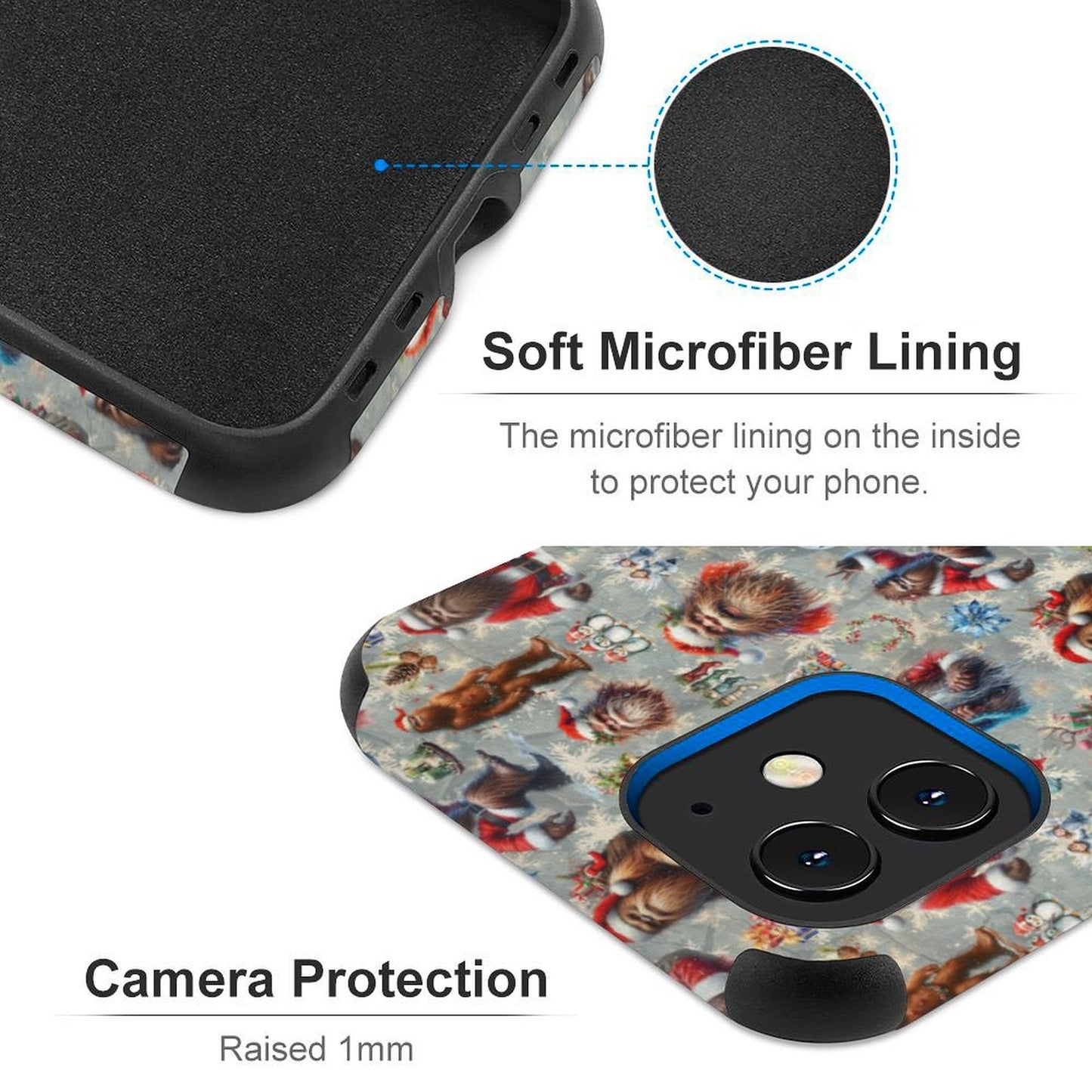 20 Bigfoot / Sasquatch Designs, Microfiber iPhone 11 Cases