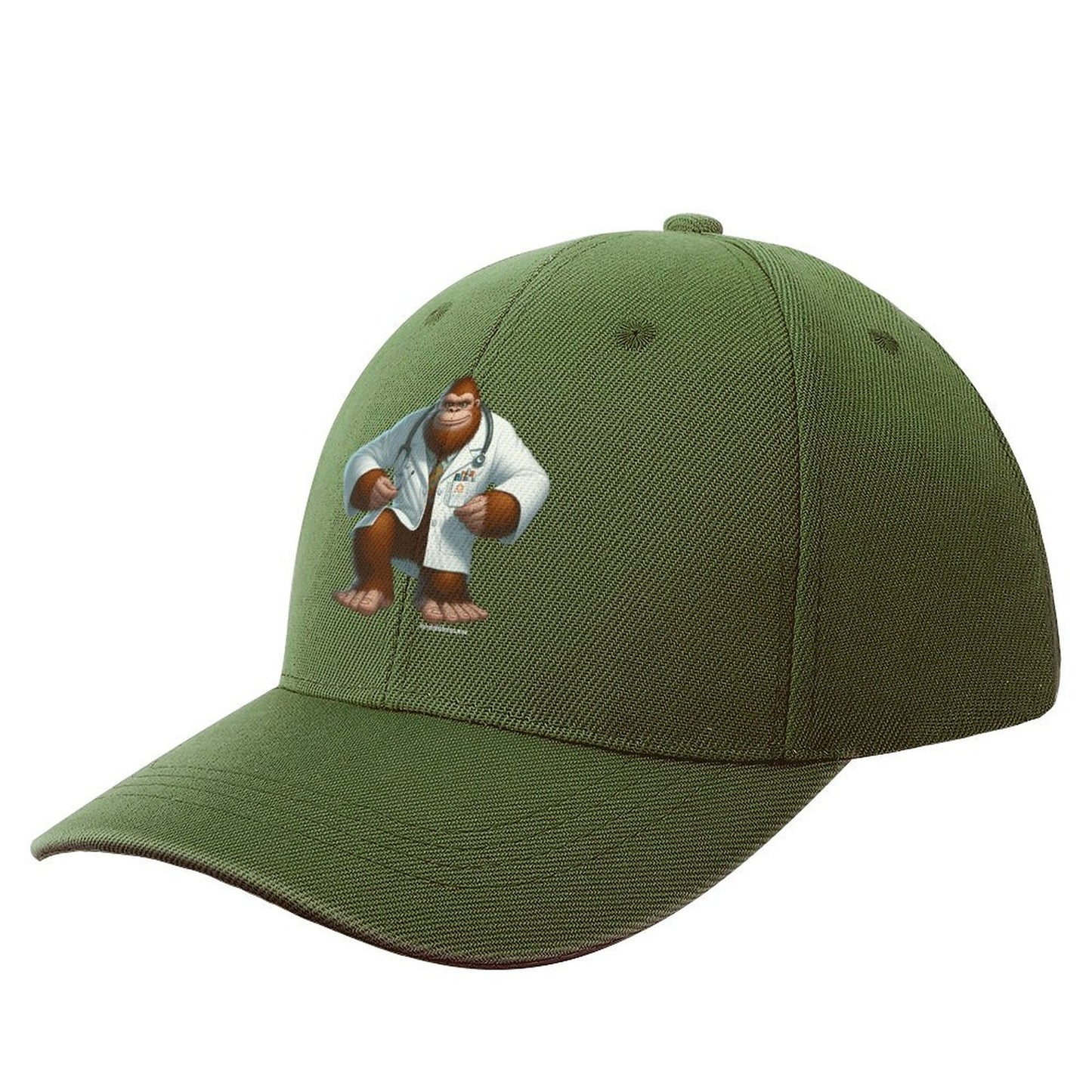 Bigfoot, Sasquatch Doctor Polyester Baseball Cap