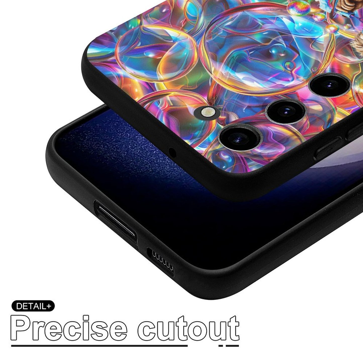 Hippie Bigfoot  / Sasquatch Blowing Bubbles, Samsung S23 Series TPU Cell Phone Case