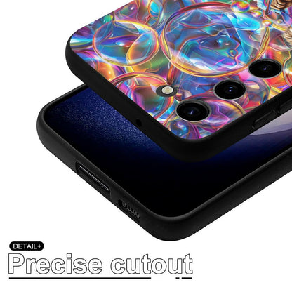 Hippie Bigfoot  / Sasquatch Blowing Bubbles, Samsung S23 Series TPU Cell Phone Case