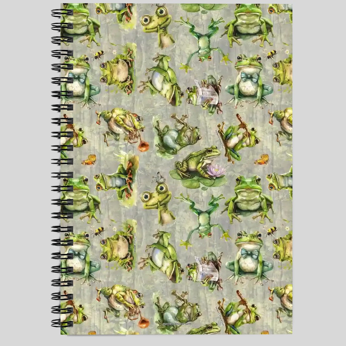 Animal Themed Spiral Notebooks, dogs, cats, turtles, elephants, frogs + more