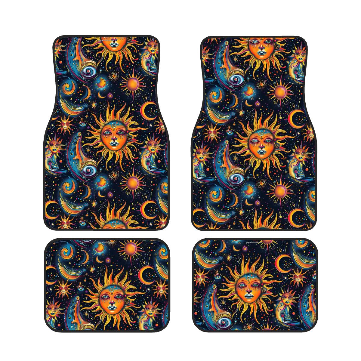 Astrology Designs, 4 Piece Auto Floor Mats
