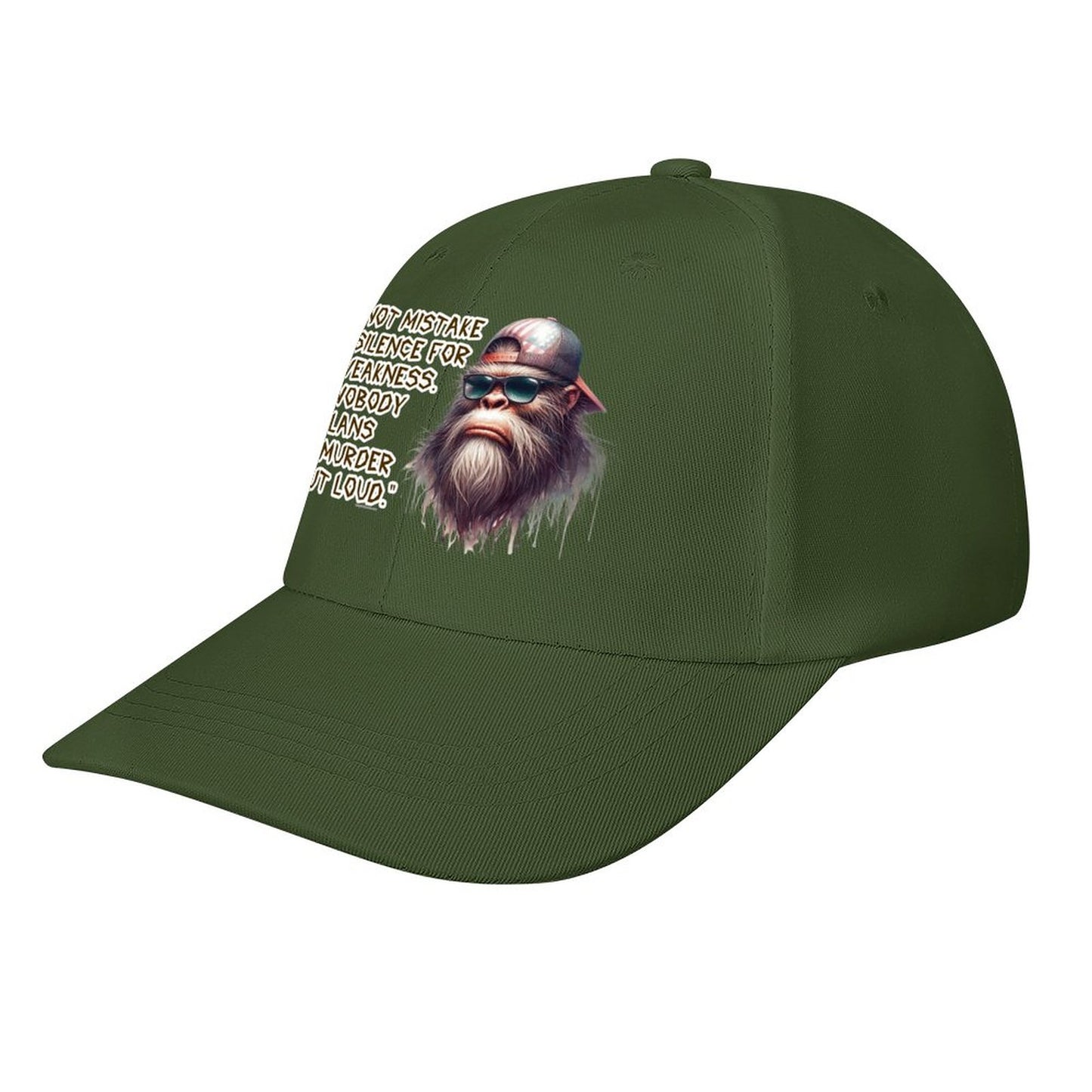 Bigfoot / Sasquatch “Do not mistake..", Baseball Cap – 8 Colors
