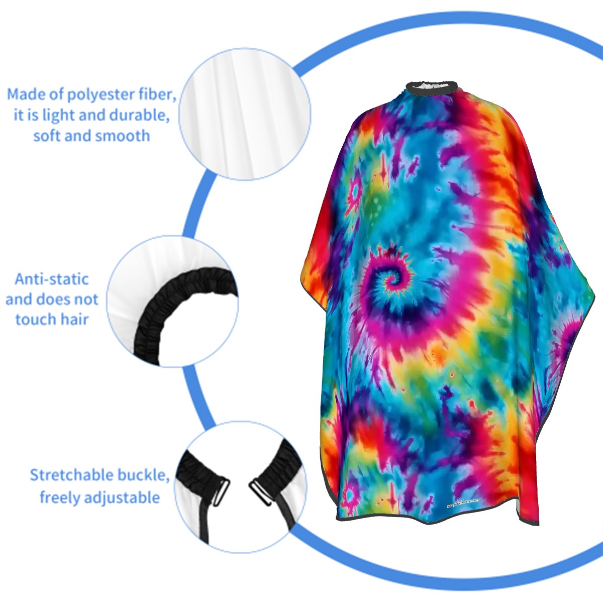 Kids Hair Cutting Cape - 19 Tie-Dye Designs, Tie Dye cape, Tie Dye hair cut cape, child cape