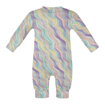 Baby Fairy, Long Sleeve Baby / Toddler Romper, Faux Cotton