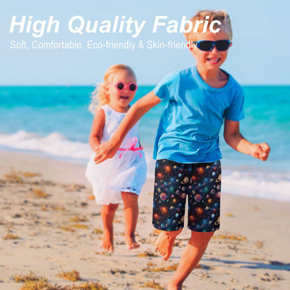 12 Outer Space Designs, Children’s Beach Pants, Swim Shorts