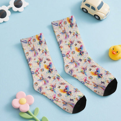 6 Fairy Designs, Children’s Polyester Socks