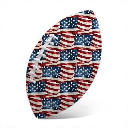 American Flag, Leather Rugby / Football
