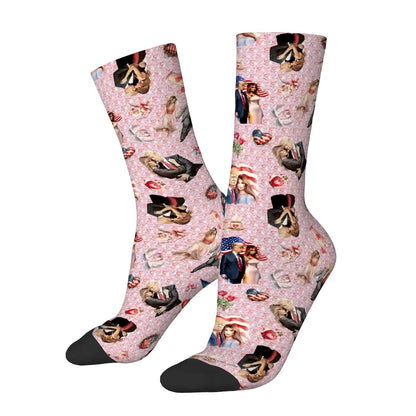 20 Trump Designs, Polyester Crew Socks