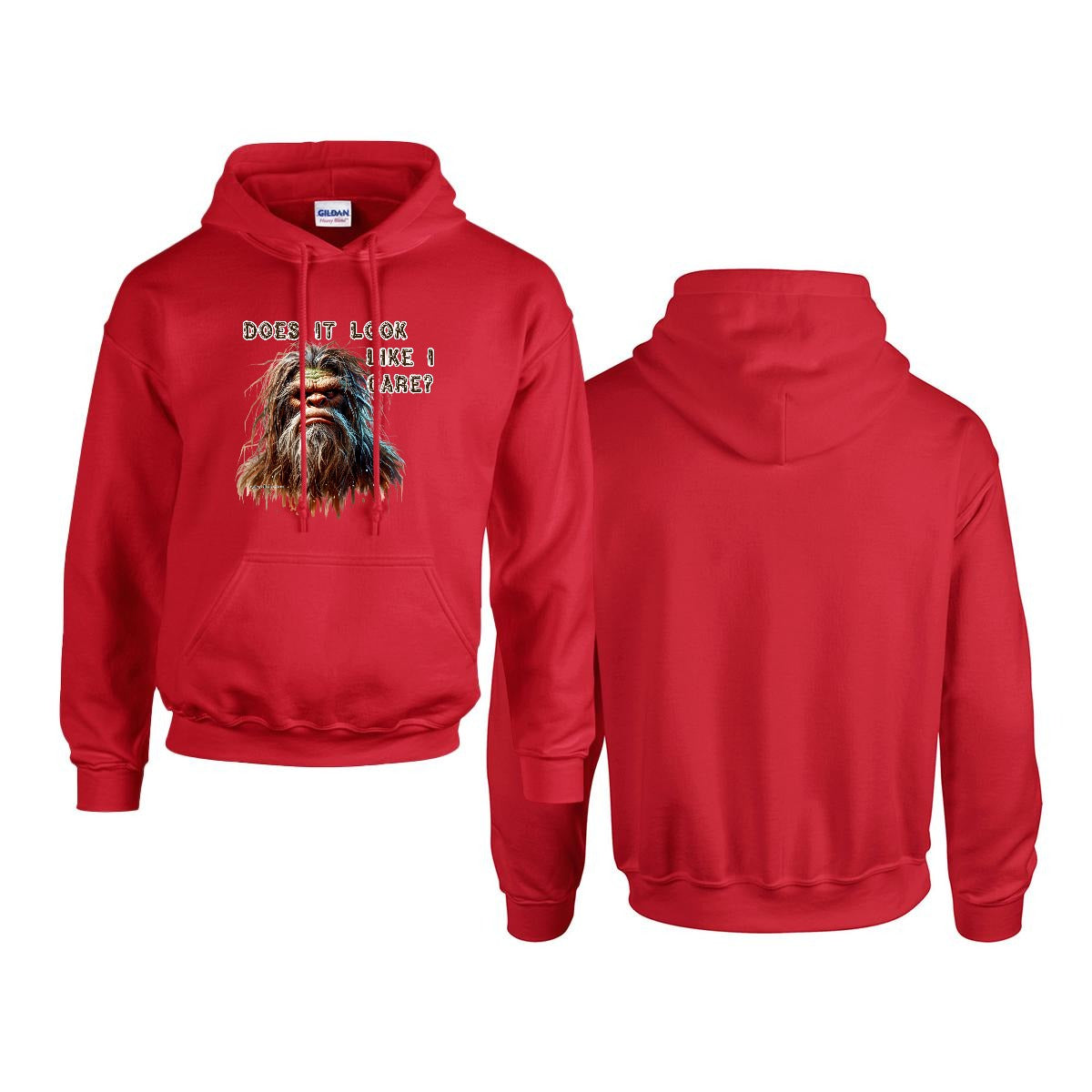 Sasquatch, Bigfoot Design, Gildan 18500 Poly-Cotton Hoodie