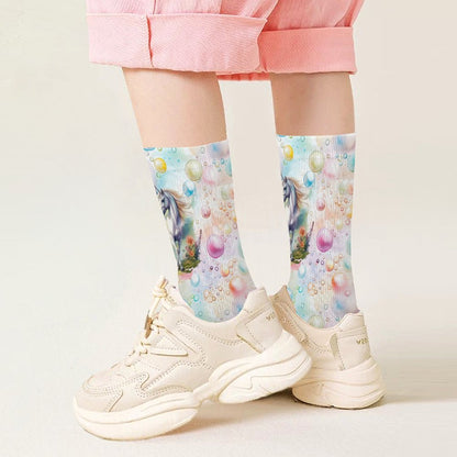 Unicorn Children’s Polyester Socks
