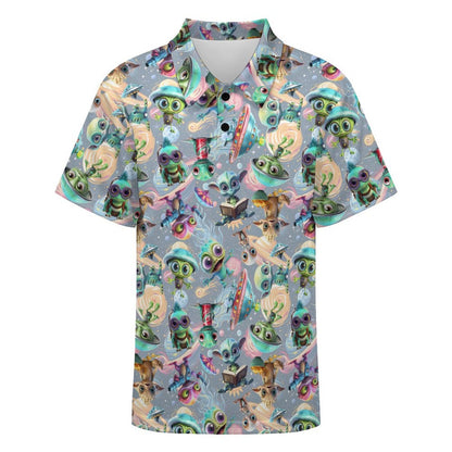 6 Aline Designs, Kids Button Down Polo Shirt