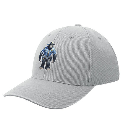 Bigfoot, Sasquatch Police Officer - Polyester Baseball Cap