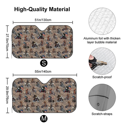 20 Sasquatch / Bigfoot Designs, Auto Car Windshield Sun Shade