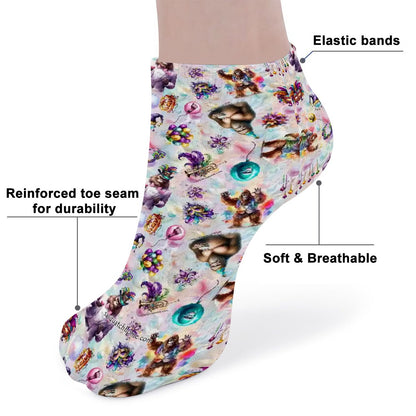 20 Bigfoot Designs, 8” Poly Ankle Socks