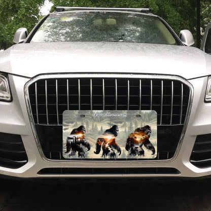 Sasquatch "We the Squatch" Car License Plate-11.8”x5.9”