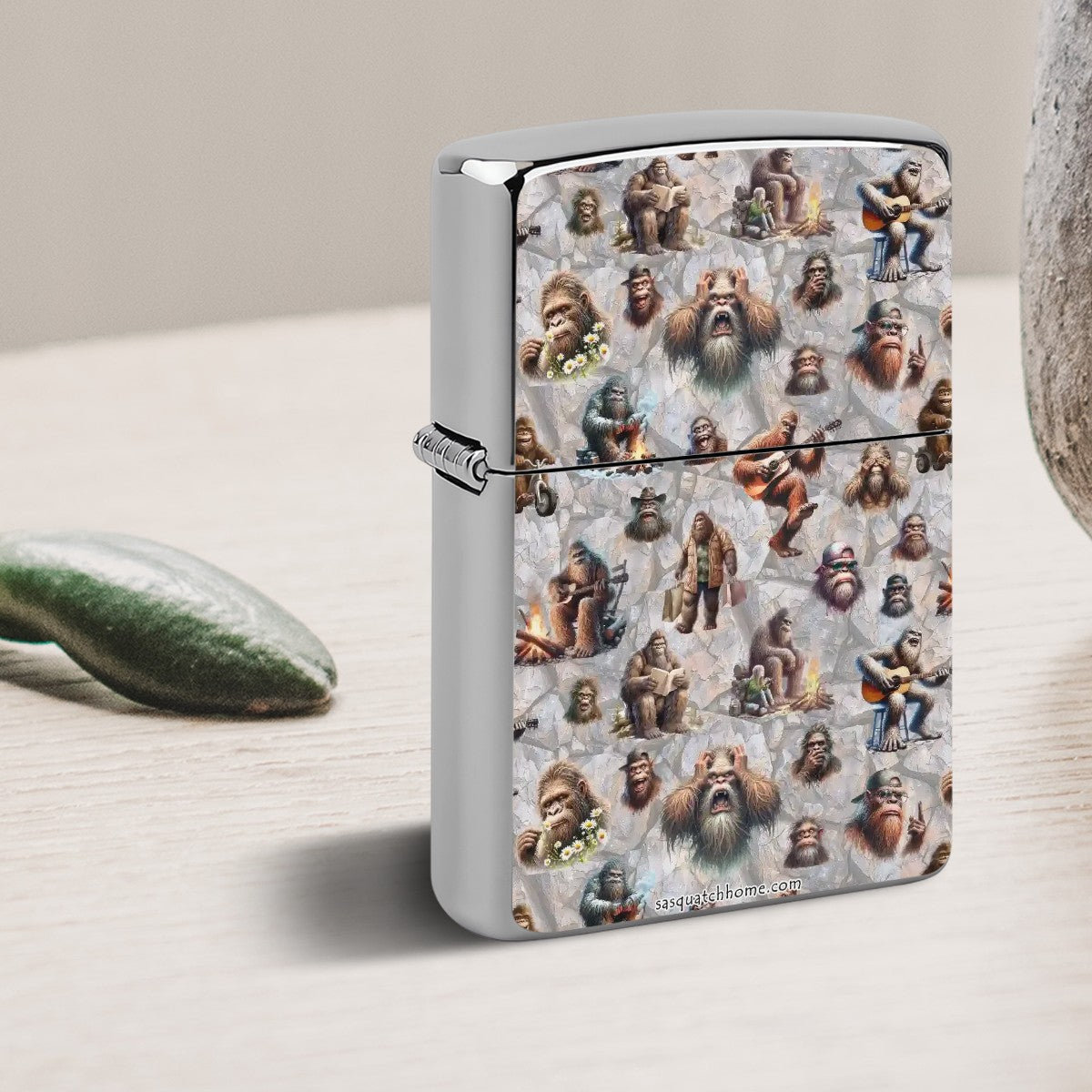 Sasquatch Bigfoot 2024 Metal Lighter Case