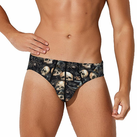 Halloween Skulls, Men’s Silk Briefs Underwear