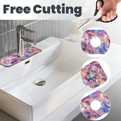 Unicorn Themed, Faucet Mat