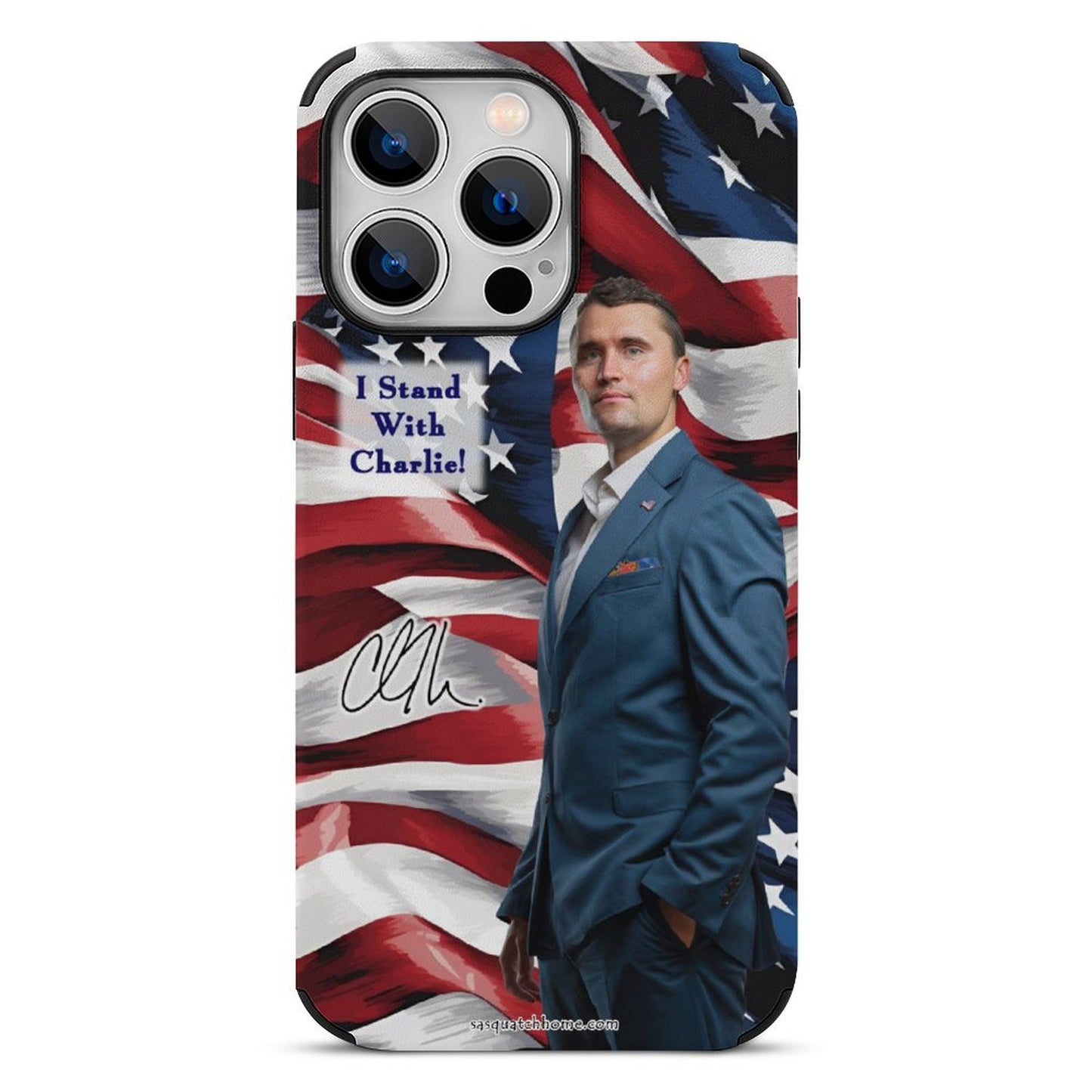 Charlie Kirk Memorial, Microfiber iPhone 13 Cases
