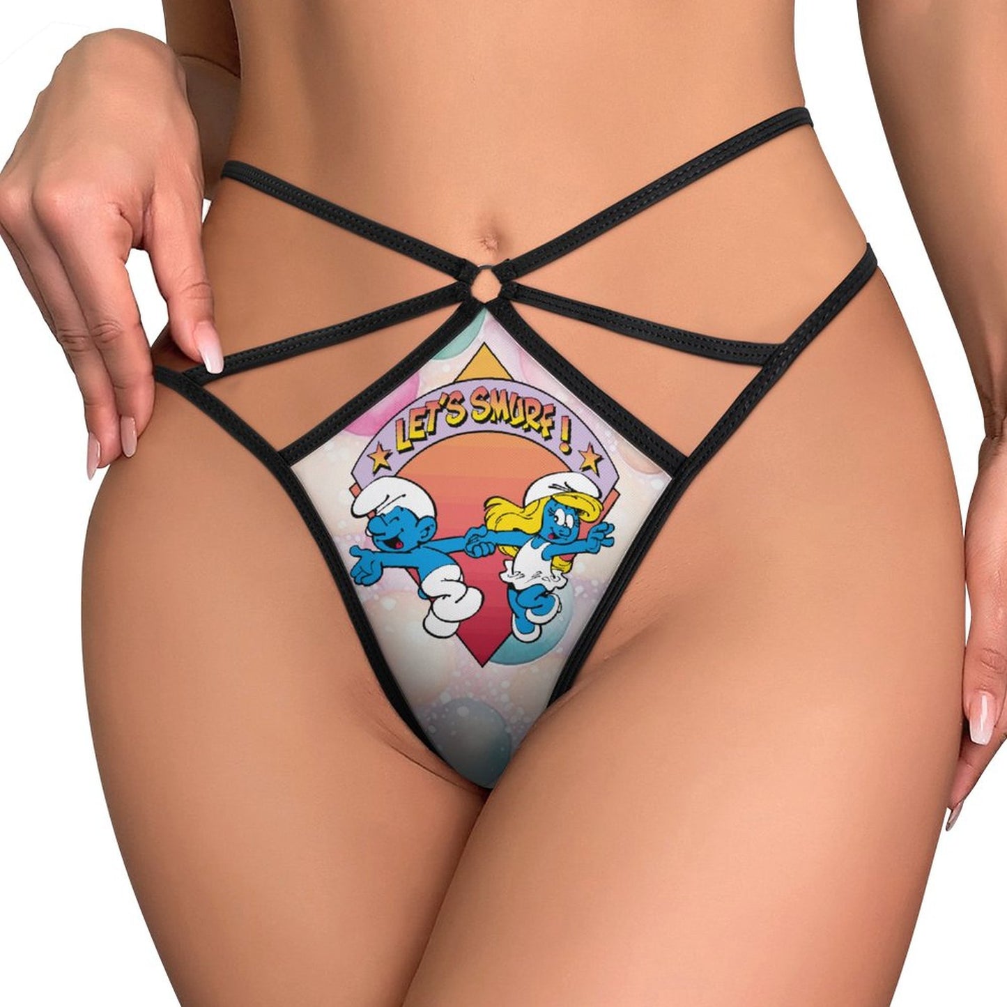 "Let's Smurf" Sexy G String Thong for Women
