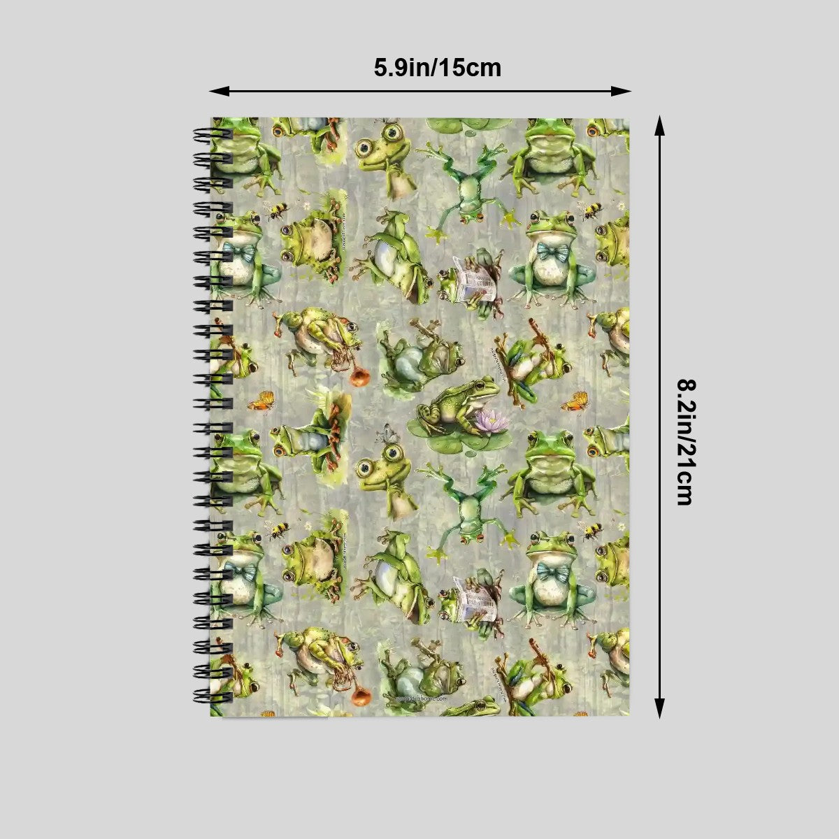 Animal Themed Spiral Notebooks, dogs, cats, turtles, elephants, frogs + more