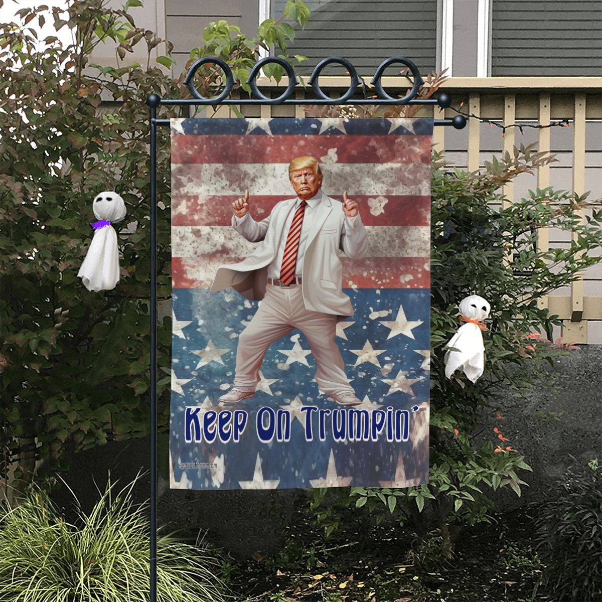 "Keep on Trumpin'", Donald Trump, Garden Flag 12"x18" (Made in USA)