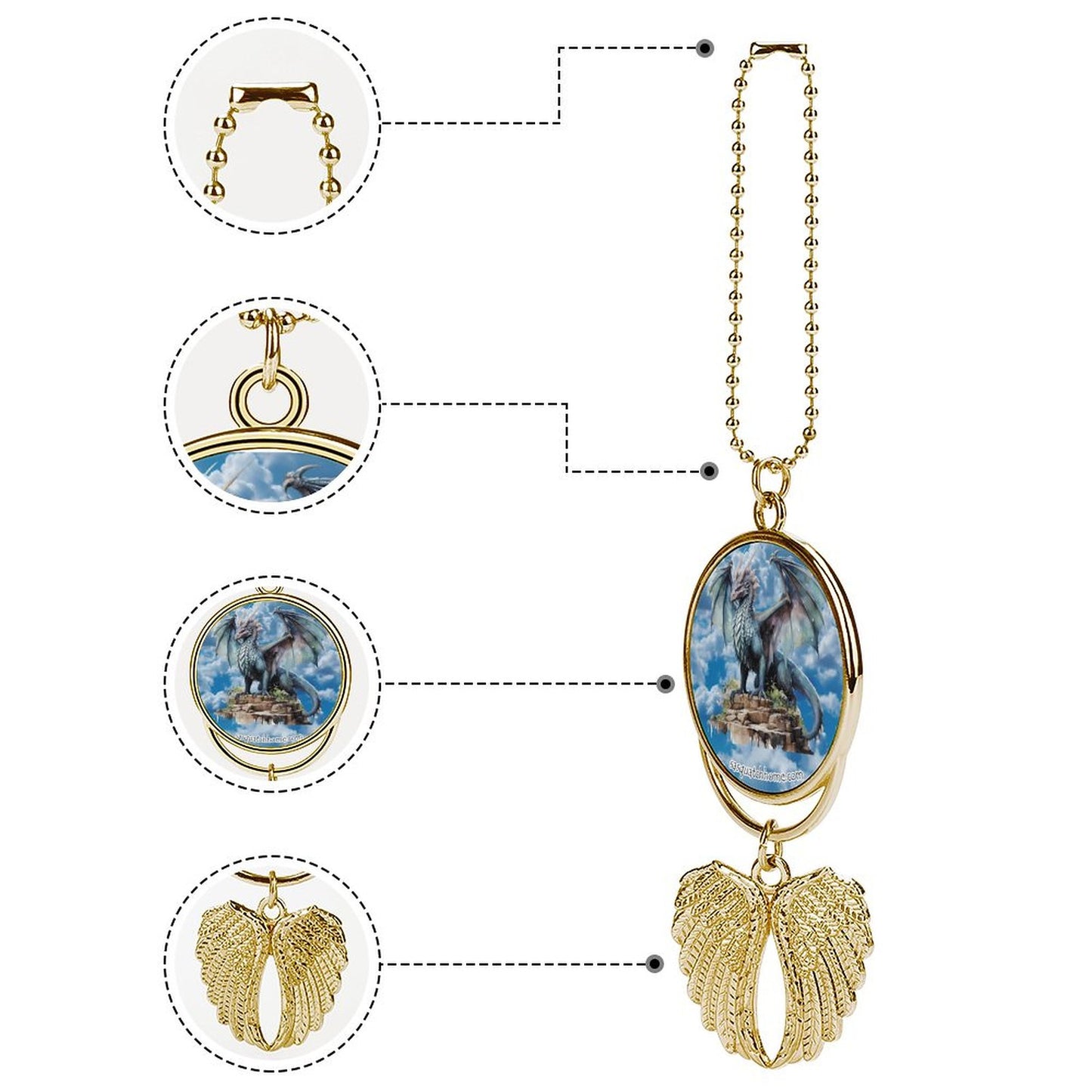 Sky Dragon Car Pendant